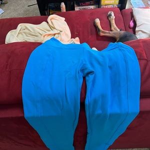 Blue lulu align leggings
